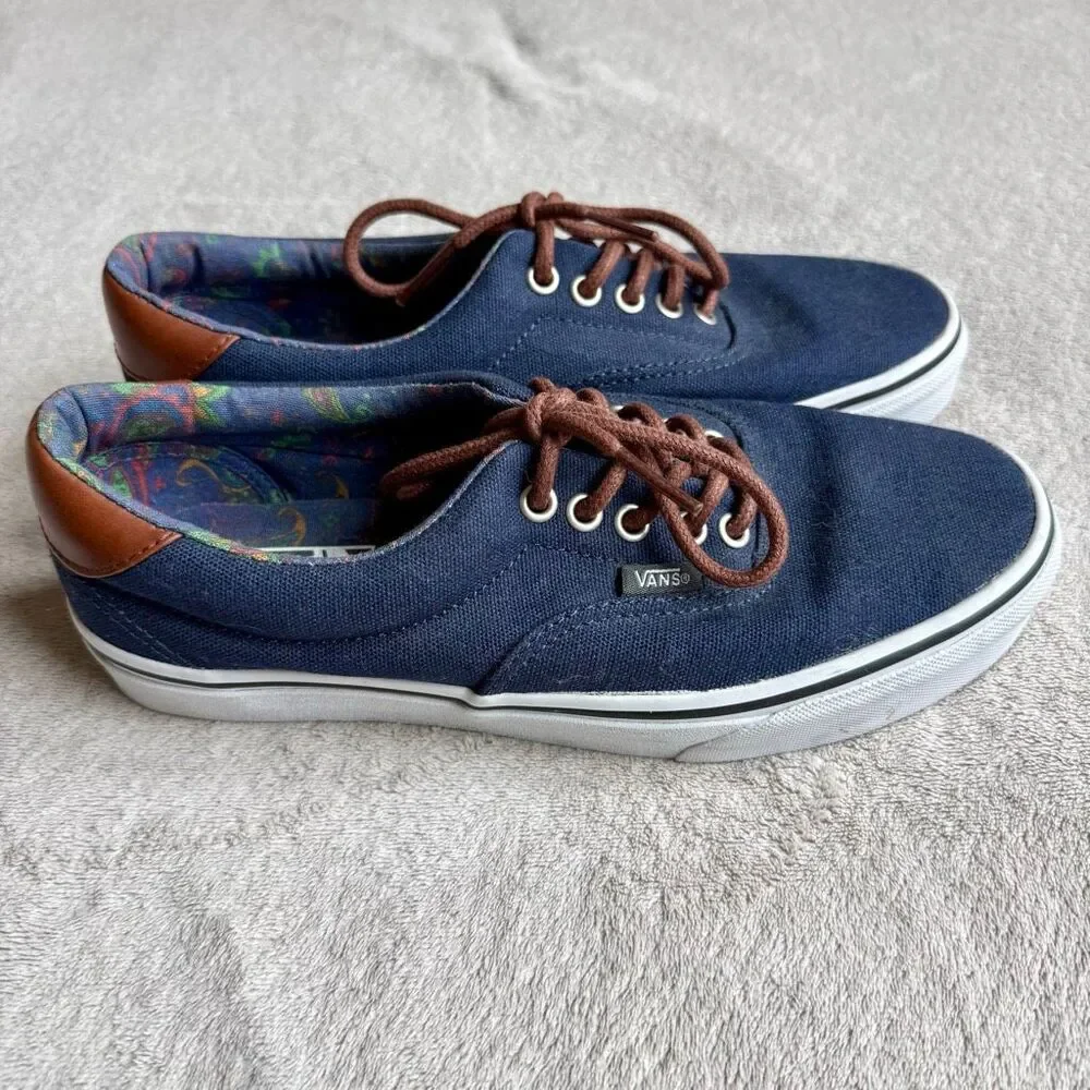 NWOB VANS Men’s Navy Era 59 Sneakers size 8 - Picture 4 of 10